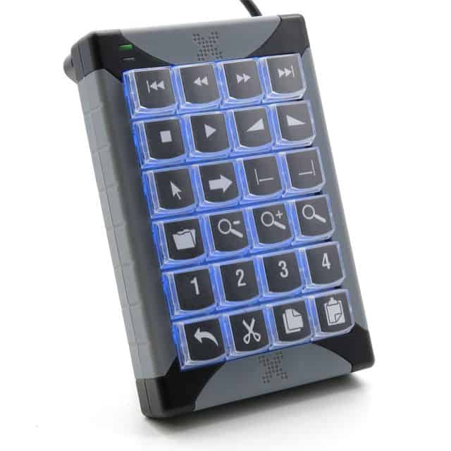 A 24-key programmable keyboard.