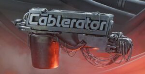 The Cablerator thumbnail shows a sci-fi piece of equipment with cables and wires on it. 