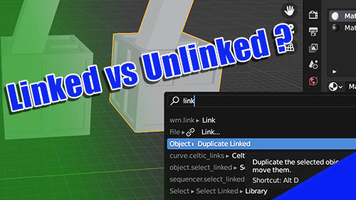 to Duplicate and Link Objects Blender Brandon's