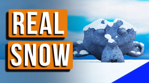 The Real Snow Add-On for Blender 3D (Free)