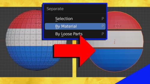 How to Separate Objects in Blender 3D
