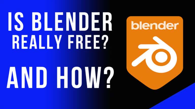 The logo for free Blender 3D software.