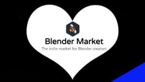 The Blender Market logo.