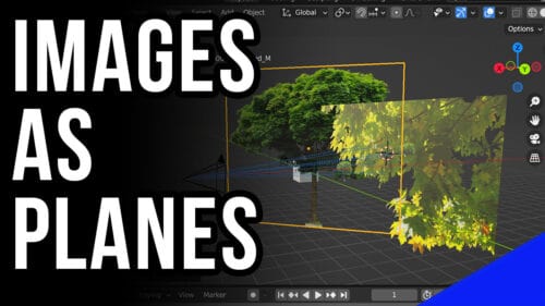 How to Import Images as Planes in Blender 3D