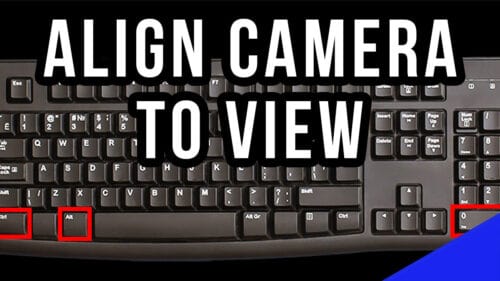 Blender 3D: How to Set Camera to Current View
