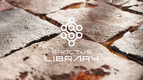 realistic rock material from Sanctus Library