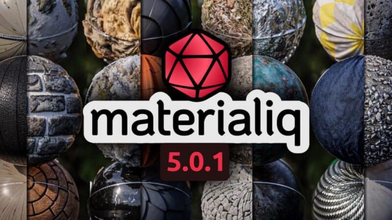 A series of procedural materials created with Materialiq.
