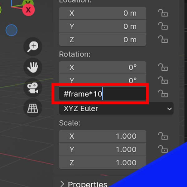 A driver's value is multiplied by ten in Blender. 